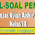 Soal Penjas Ujian Akhir Sekolah ( Semester 1 ) Kelas IX