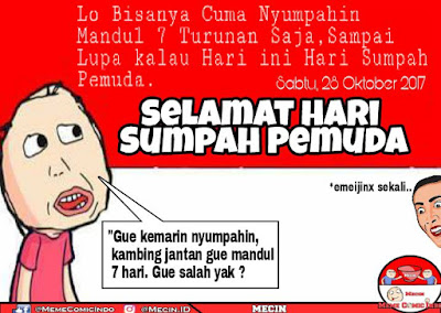 10 Meme 'Sumpah Pemuda Zaman Now' Ini Nyindir Abis Generasi Micin, Pedih Bray!