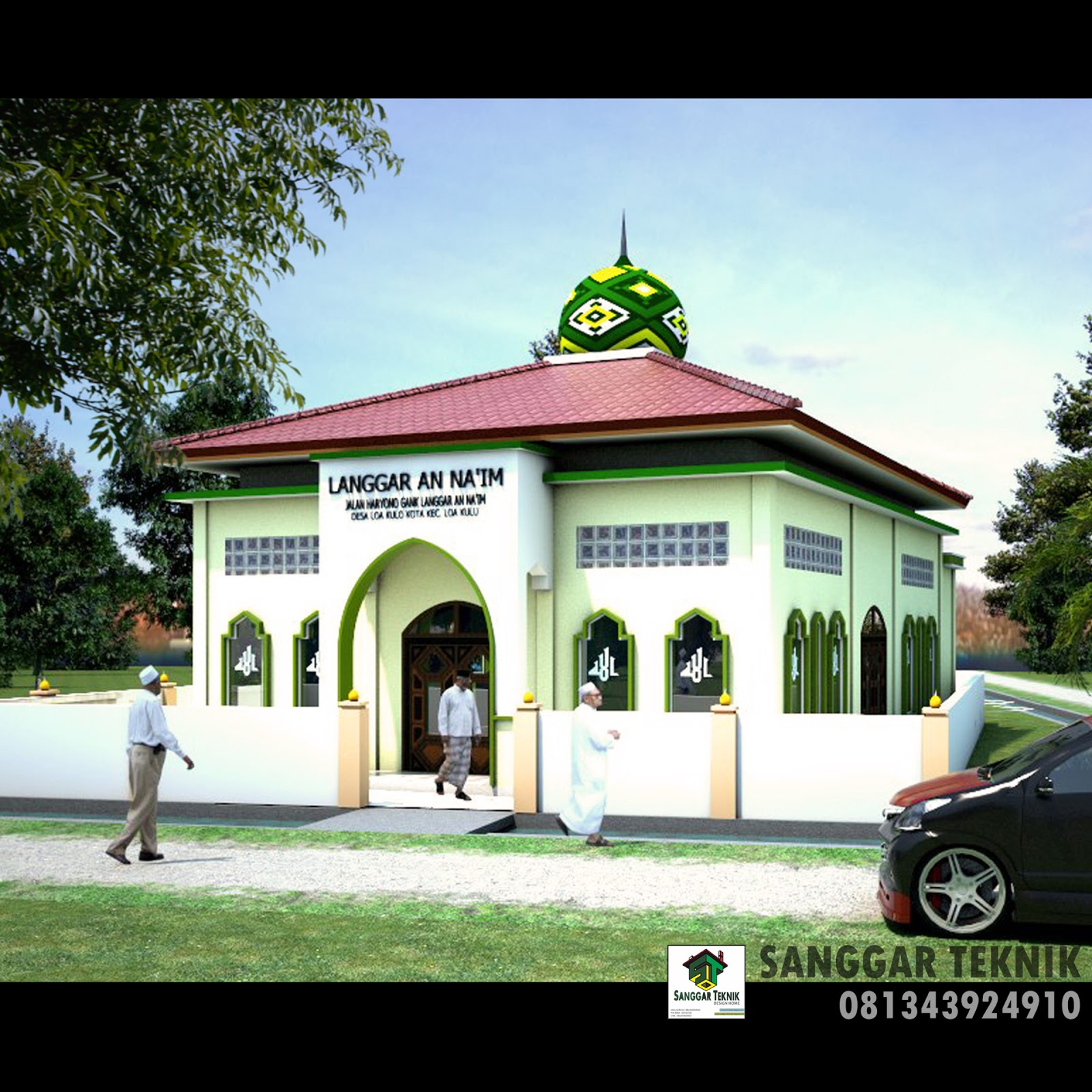 Desain Rumah Minimalis Modern Dwg Gambar Om