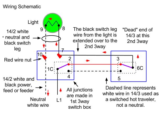 3 Way Switch Wiring Methods Dead End And Radical S3