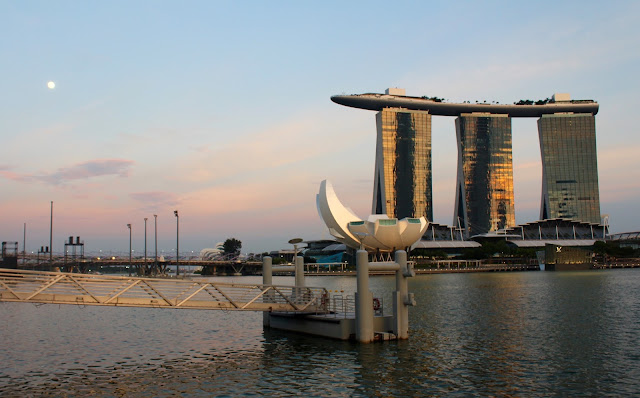 Marina Bay Sands Sunset