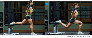 One Leg Barbell Squat