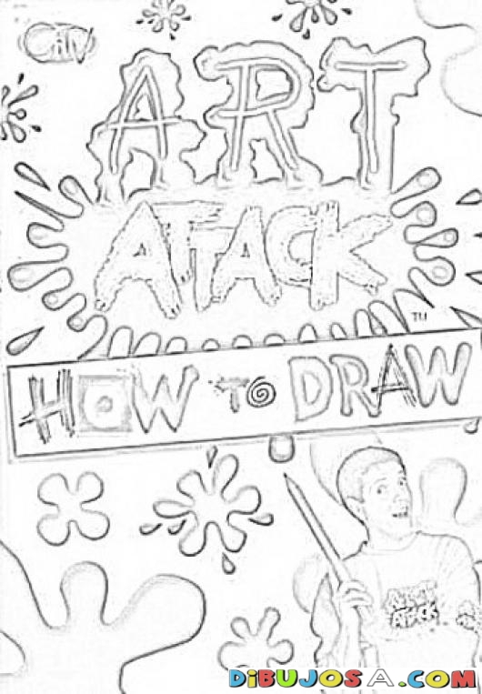 Art Attack para dibujar y colorear - colorearrr
