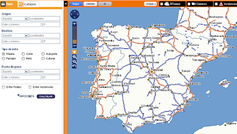 Mapa de Carreteras España