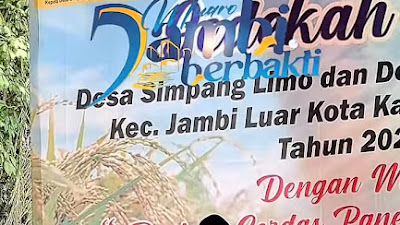 Bambang Bayu Suseno Menghadiri Sedekah Payo Didesa Simpang Limo Kecamatan Jaluko 