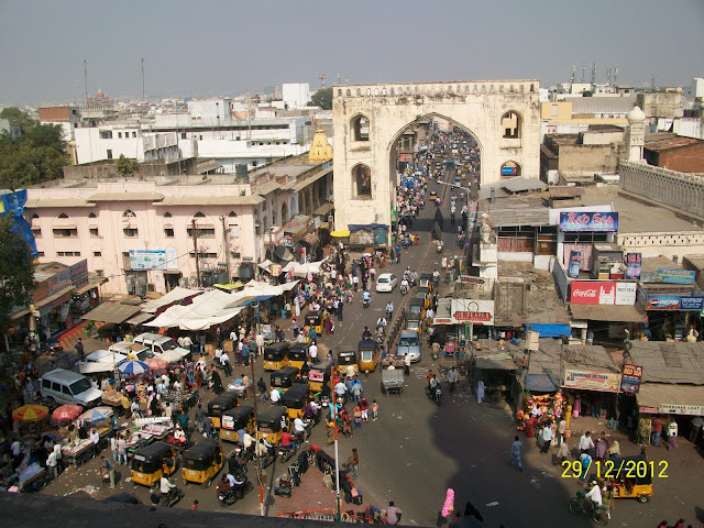 Atop Charminar Hyderabad photo