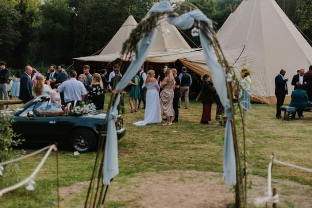 Beautiful woodland wedding venue