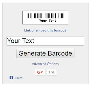 Barcode untuk Blog