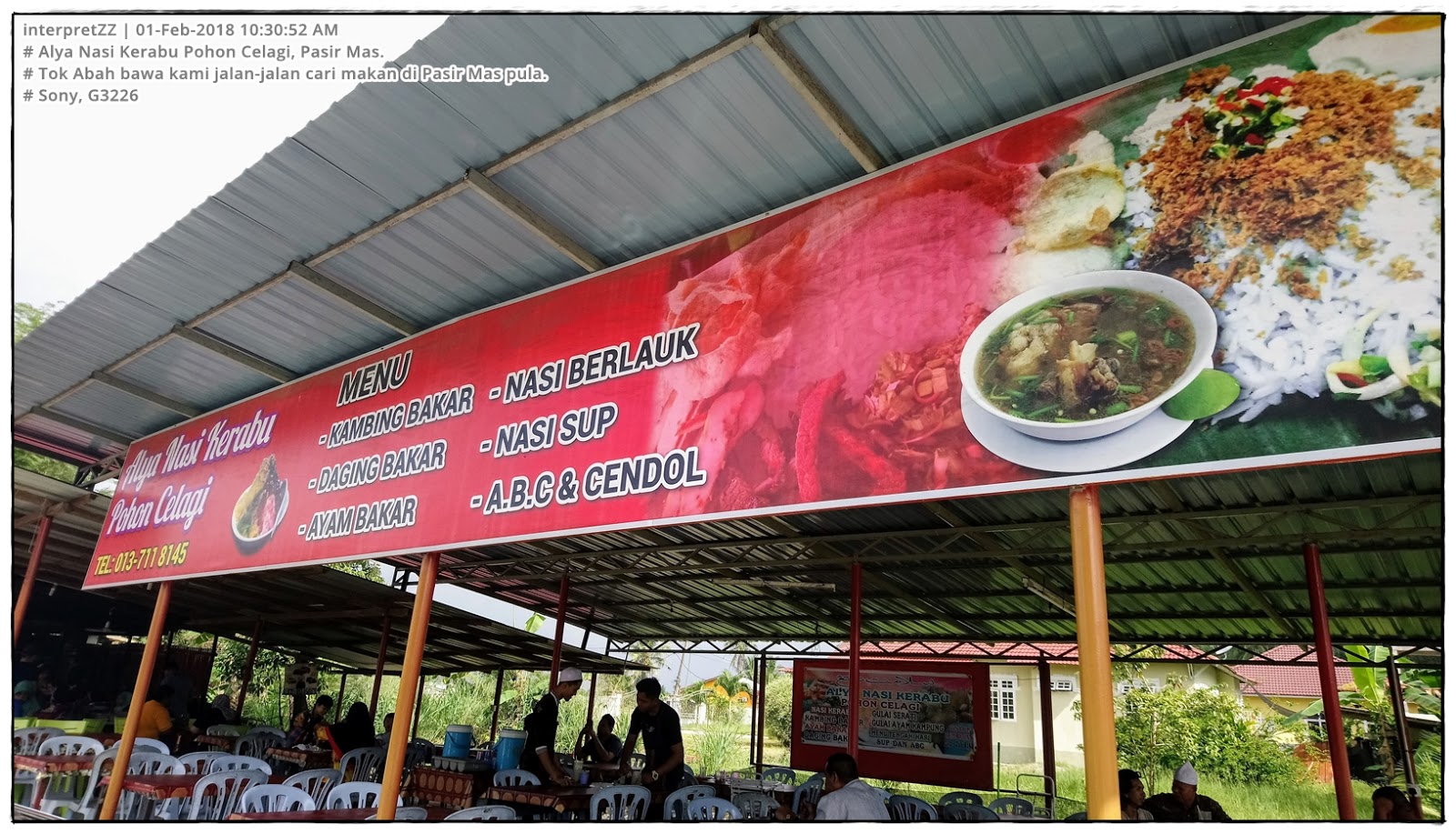 Aliya Nasi Kerabu Pohon Celagi Kampung Binjai Pasir Mas