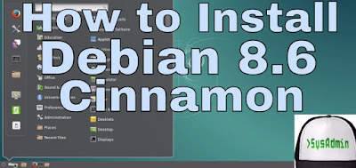 Debian 8.6 Cinnamon Desktop
