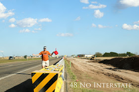 48 No Interstate back roads cross country coast-to-coast road trip running out of Gas Texas