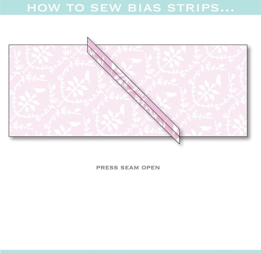 How to Cut and Sew Bias Strips