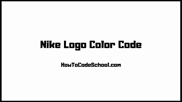 Nike Logo Color Code
