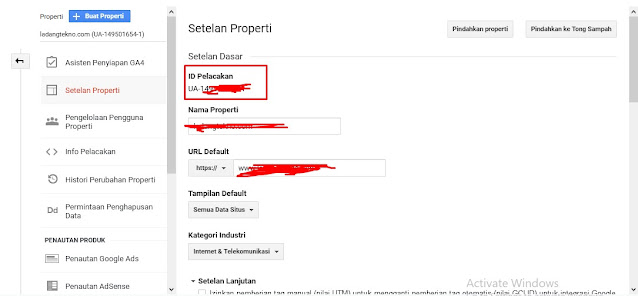 Setelan Properti