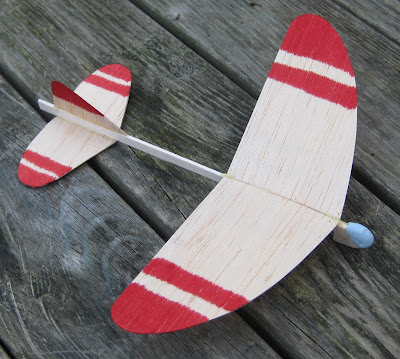 how to build a balsa wood glider