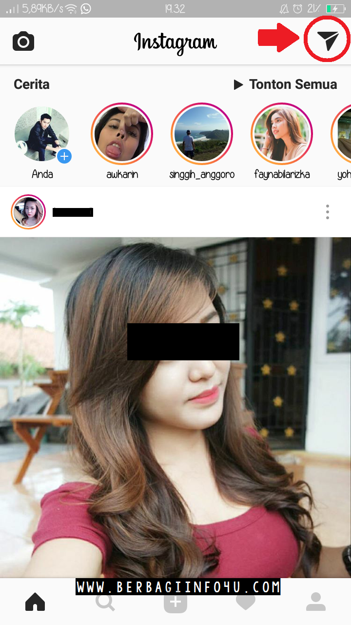 CARA DM DIRECT MESSAGE KIRIM PESAN DI INSTAGRAM KE PENGGUNA LAIN