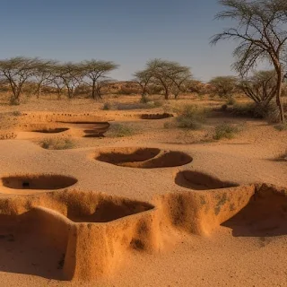 The Kalahari Desert is a Treacherous Terrain for Treasure Hunters