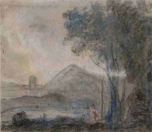 Study for 'Cicero and His Friends,' circa 1770s. Photo by Ashmolean Museum/Getty Images