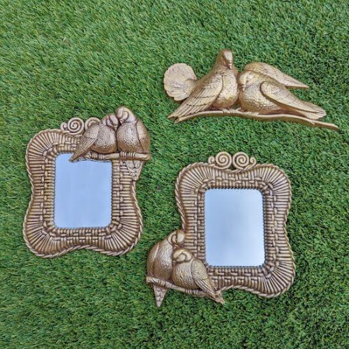 Upcycled Vintage Bird Mirrors