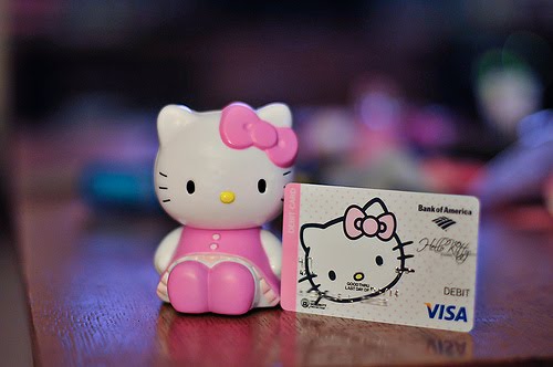 Hello Kitty Debit Card Bank Of America. I HELLA want a Bank of America