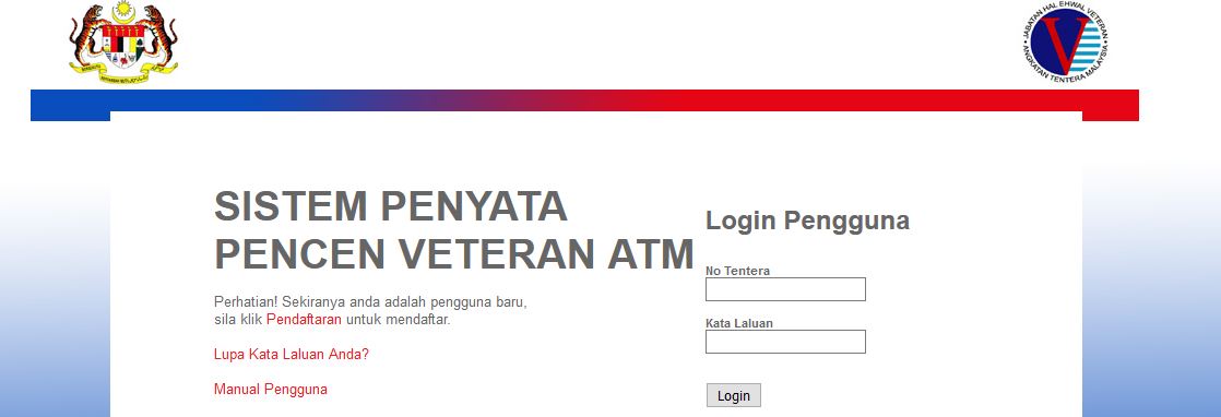 Semakan Penyata Pencen ATM Online