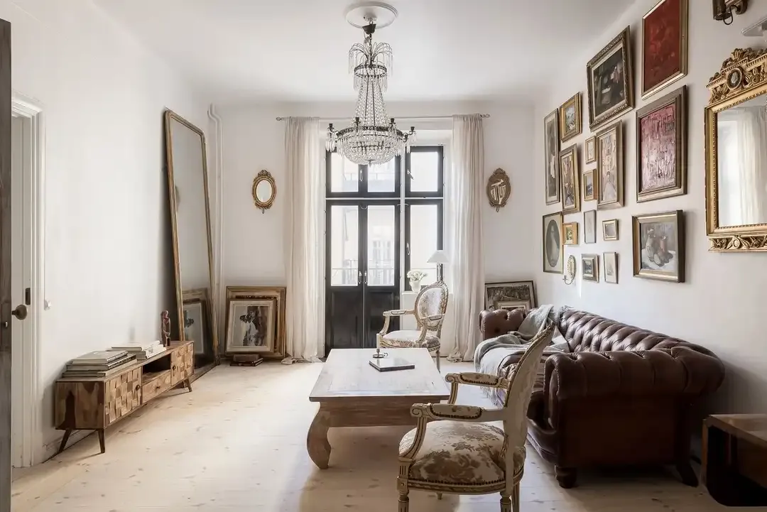 salon classique sur fonds blancs