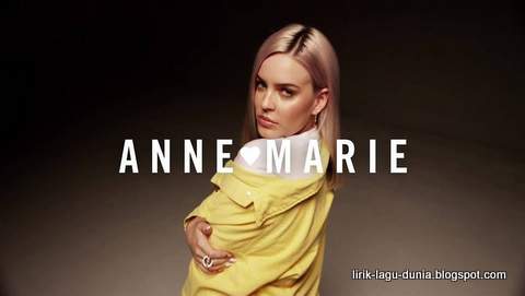 Lirik Lagu Anne-Marie - Cry dan Terjemahan