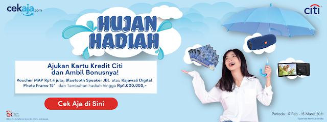 Hujan Hadiah Kartu Kredit Citibank