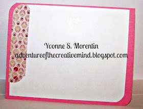 Yvonne S. Morentin- http://adventureofthecreativemind.blogspot.com/