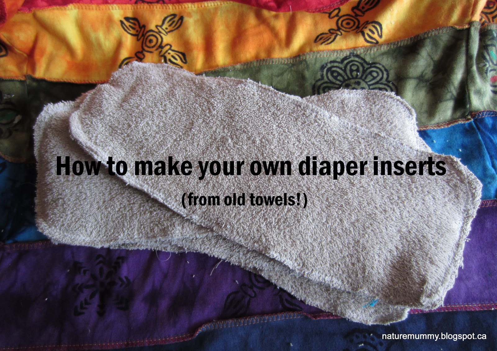 Motherhood My Latest Adventure Diy Cloth Diaper Inserts