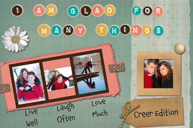I am glad for many things