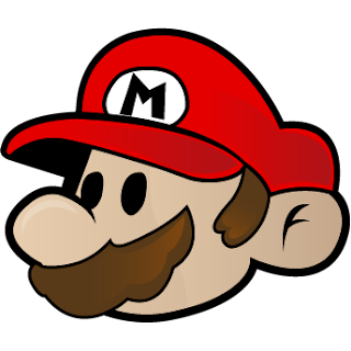 Mario con su gorra roja para imprimir