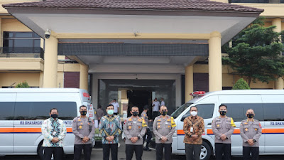 Polda Banten Terima CSR Bantuan 2 Ambulance Dari Bank BRI