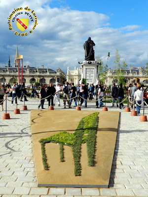 NANCY (54) - Place Stanislas : Le jardin éphémère 2012 "Jean Prouvé"