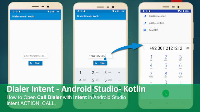 Dialer Intent - Android Studio - Kotlin