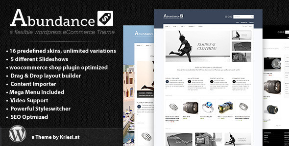 Abundance - eCommerce Business WordPress Theme Free Download by ThemeForest.