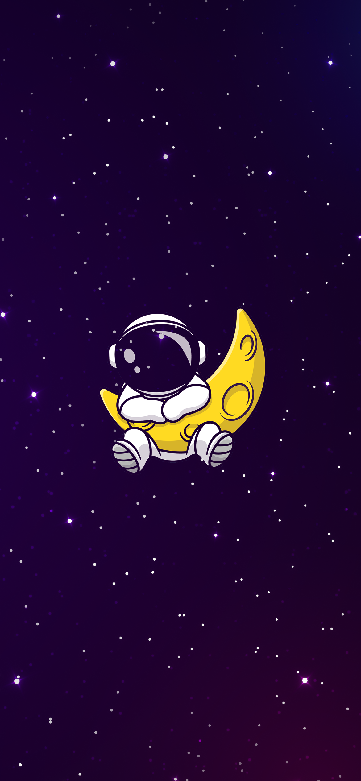 Wallpaper iPhone - Little cute astronaut | HeroWall - Cool Background  Wallpapers