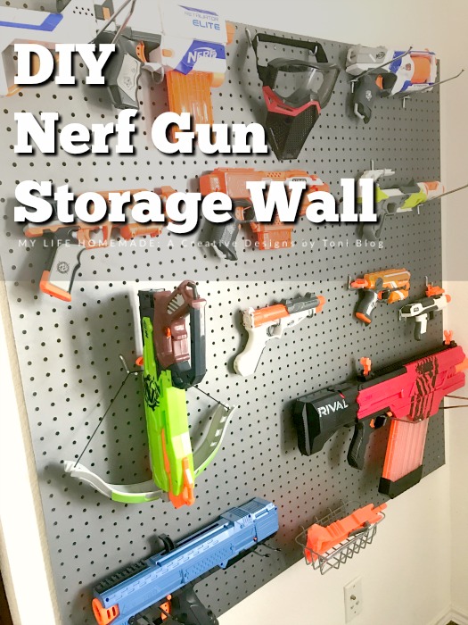 Nerf Gun Rack Wall Mounted : All the supplies are about ...