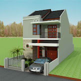 Desain Rumah Minimalis 2 Lantai Type 3672