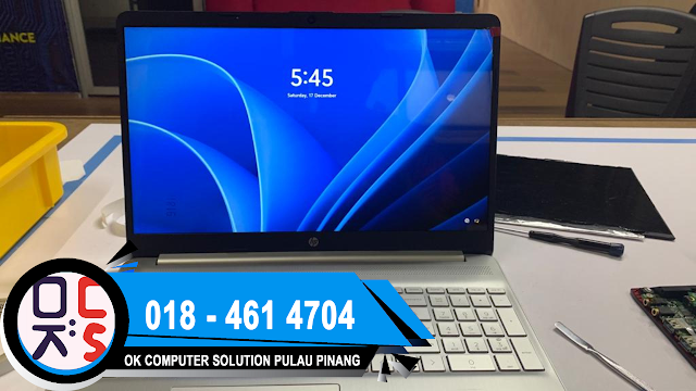 SOLVED: KEDAI REPAIR LAPTOP BALIK PULAU | HP 15S-EQ2195AU | SCREEN BLANK PROLEM | NEW SCREEN REPLACEMENT