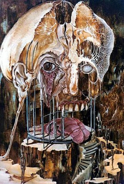 Otto Rapp, Macabre Art, Macabre Paintings, Horror Paintings, Freak Art, Freak Paintings, Horror Picture, Terror Pictures