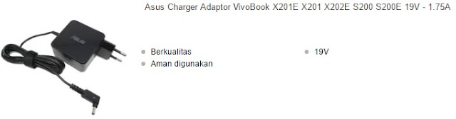  Charger atau adaptor yaitu perangkat utama yang penting bagi pengguna laptop Berita laptop Harga Charger Laptop Asus Original Terbaru 2017