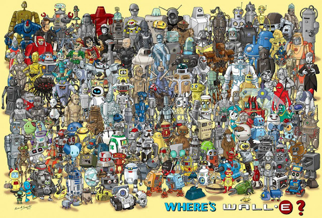 ¿Encontráis a Wall-E?