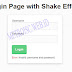 Membuat Login Page Dengan Effect Shake / Bergetar + Source Code