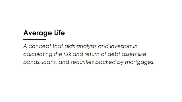 A concept that aids analysts and investors in calculating the risk and return of debt assets like bonds, loans, and securities backed by mortgages.