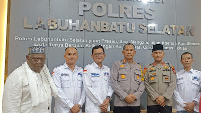 Polres Labusel Laksanakan Pisah Sambut Wakapolres Dan Kapolsek Sei Kanan Polres Labusel