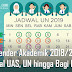 Kalender Akademik 2018/2019 - Jadwal Uas, Un Sampai Bagi Rapor Sekolah