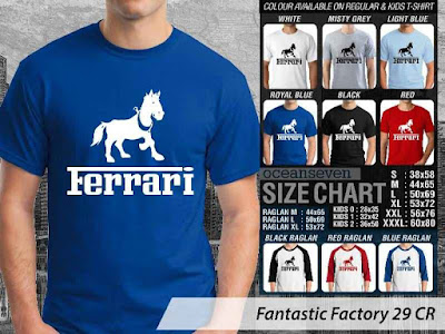 T Shirt Casual Design Ferrari