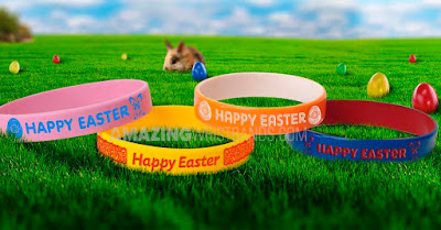 Custom Designed Easter Wristbands