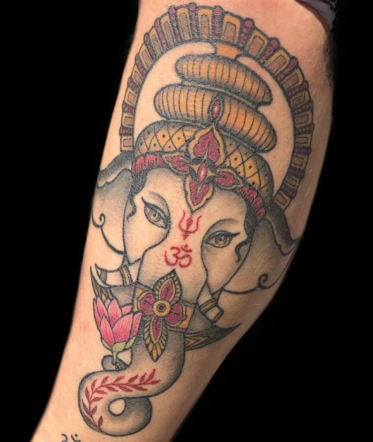 Tatuagem Ganesha: 60 ideias masculinas